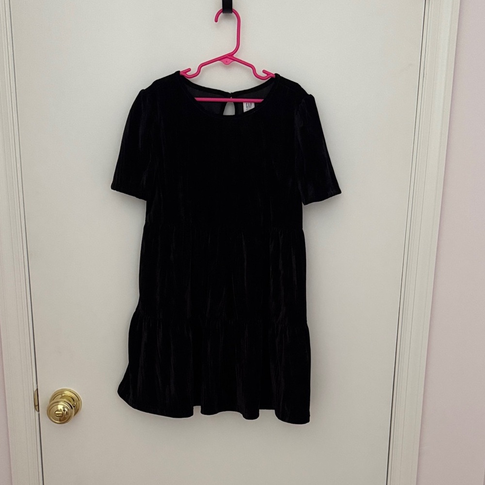 GAP Black Velvet Kids Dress
